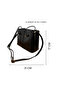 Women's Hand and Shoulder Bag with Lace Detail and Stitched Thin Straps - 7