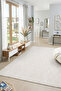 Premium washable stain-resistant leaf embossed cream special series non-slip base carpet runner