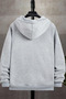 Unisex Oversize Zippered Sweatshirt Jacket - 2