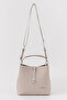 Print Patterned Waterproof 3 Compartment Women's Shoulder Bag Stone 22x20cm Pbu4002 - 2