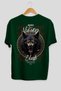 Viking Mythology 27 Back Printed Green Oversize T-Shirt Men Women Cotton Crewneck Tshirt - 2