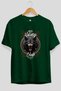 Viking Mythology 27 Pre-Printed Green Oversize T-Shirt Men Women Cotton Crew Neck Tee Shirt