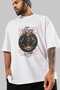 Odin 2 Front Printed White Oversize T-Shirt Men Women Cotton Crew Neck T-Shirt - 3