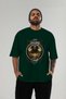 Viking Mythology 3 Pre-Printed Green Oversize T-Shirt Men Women Cotton Crew Neck T-Shirt - 5