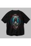 Baldur Back Printed Black Oversize T-Shirt Men's Women's Cotton Crew Neck T-Shirt - 4