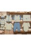 Men's Starry Rabbit 10-Piece Hospital Discharge Bodysuit Set - 100% Cotton - 2