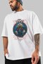 Freyja Front Printed White Oversize T-Shirt Men Women Cotton Crew Neck T-Shirt - 3