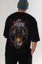 Odin 3 Back Printed Black Oversize T-Shirt Men Women Cotton Crew Neck T-Shirt - 7