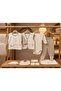 Men's Starry Rabbit 10-Piece Hospital Discharge Bodysuit Set - 100% Cotton - 2