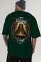 Viking Mythology 17 Back Printed Green Oversize T-Shirt Men Women Cotton Crew Neck T-Shirt - 6