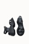 Vesper Flora Women's Sandals 0012919 Black - 5