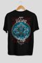 Thrym Arka Printed Black Oversize T-Shirt Men's Women's Cotton Crew Neck T-Shirt - 2