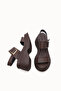 Gablynthi Women's Sandals 0012907 Brown - 5