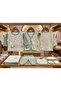 Men's Starry Rabbit 10-Piece Hospital Discharge Bodysuit Set - 100% Cotton - 2