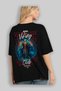 Heimdall Back Printed Black Oversize T-Shirt Men Women Cotton Crew Neck T-Shirt - 4