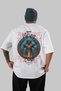 Surtr Back Printed White Oversize T-Shirt Men Women Cotton Crew Neck T-Shirt