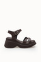 Vesper Flora Women's Sandals 0012919 Brown - 7