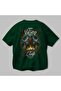 Thor 1 Back Printed Green Oversize T-Shirt Men Women Cotton Crew Neck T-Shirt - 3