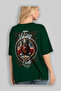 Thor 2 Back Printed Green Oversize T-Shirt Men's Women's Cotton Crew Neck T-Shirt - 4