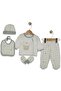 Men's Man 5-Piece Hospital Gown Set with Straps - 100% Cotton - 2