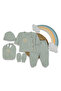 Unisex Balonlu Bear 5 Piece Hospital Discharge Bodysuit Set - 100% Cotton - 2