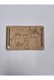10 Pieces Wooden Painting Ramadan Eid Al-Adha Gift Cards No33 Children's Gift Money Card - 4
