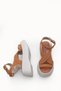 Maia Gioia Women's Sandals 0012810 Tan Leather Textured - 5