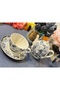 Esterhomedecor Porcelain Teapot and Teacup Set - 8