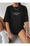 Roads Rome T-shirt -black Printed, Crew Neck, Printed, Short Sleeve, Boyfriend, Loose