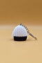 Knitted Patterned Onigiri Keychain (Plastic) - 4