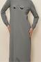 Hooded Printed Tracksuit Dress 43412 - 3