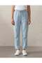 Women Blue Solid Elasticated Jeans