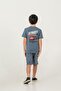 Street Legend Printed Boys' Shorts - T-Shirt Set - 5