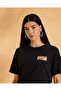 Women Black Back Print T-Shirt - 5