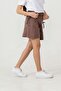 Life Is Good Printed Pockets Bowknot Girls' Shorts - 4