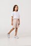 Ruffled Cherry Printed Girls' Shorts - 2