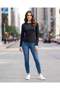 Women Black Basic Active Sweatshirt - 2