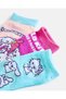 Girls Assorted Ankle Length Socks (3Pairs) - 3