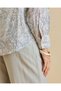 Women Blue Button Front Blouse - 5