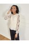 Senior Girls Cream Embroidered Top - 4