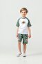 Best Team Ever Basketball Champs Printed Boys' Shorts - T-Shirt Set
