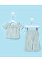 Infant Girls Green Top With Pants Set (2 Piece) - 4