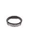 Obsidian Lock Genuine Leather Men's Bracelet – Black Metal Detail – Magnetic Lock-1338 - 2