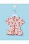 Infant Girls Pink Floral Printed Blouse