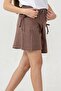 Life Is Good Printed Pockets Bowknot Girls' Shorts - 3