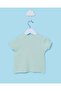 Infant Girls Green Printed T-Shirt - 4