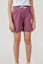 Girl Team Printed and Garnished Girls' Shorts - 2