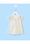 Infant Girls Yellow Plain Casual Dress - 2
