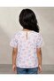 Girls Pink Printed Blouse - 5