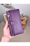 Genuine Leather Wallet with Phone Compartment and Zippered Card Holder 2134 - 4